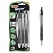 BIC Gel-ocity Ultra Retractable Gel Pen, Medium Point (0.7mm), Black, Premium Design & Comfortable Grip, 3-Count