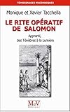le rite opératif de Salomon apprenti by 