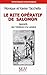 le rite opératif de Salomon apprenti by 