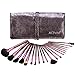ACEVIVI Professional 20pcs Makeup Brush Set Eyeshadow Lip Foundation Concealer Cosmetic with Storage Pouch