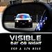 OPT7 Prowler Emergency Dash Light, 16 Daytime Visible LEDs Police Light, 18 Strobe Patterns for Law Enforcement, Warning, First Response, Fire, Security, and Traffic Control, Red & Blue