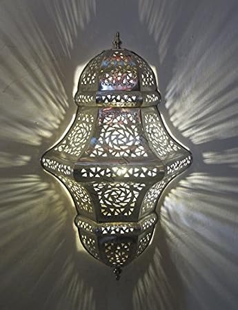 Orientalische Wandlampe Aida Silber Amazon De Kuche Haushalt