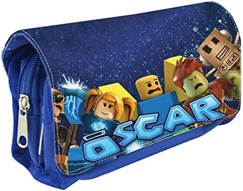 Personalised Blue Pencil Case Any Name Roblox Design Bag School Kids Stationary 1