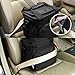 Insulated Lunch Bag For Men Women Work Kids Cooler Box Travel Bags Nylon Double-Sewn Thermal Food Kit Tote Bento Boxes Best 2 Way Zipper Closures Adjustable Shoulder Strap - Set Pockets Black