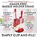 Baggy Rack Ziplock Bag Stand - Holds Ziplock Bag When You Can’t - Hands Free Bag Holder Stand Makes Prepping Freezer Meals Fast, Easy and Without The Mess - Dishwasher Safe Bag Holders for Busy Moms