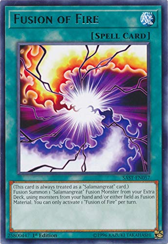 Yu-Gi-Oh! - Fusion of Fire - SAST-EN057 - Savage Strike - First Edition - Rare