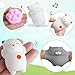 Hicdaw 5 Pcs Mochi Squishy Toys Stress Relief Animal Squishies Mini Cat Squishy Mochi Animals Squeeze Toys Stress Mochi Kawaii Squishies