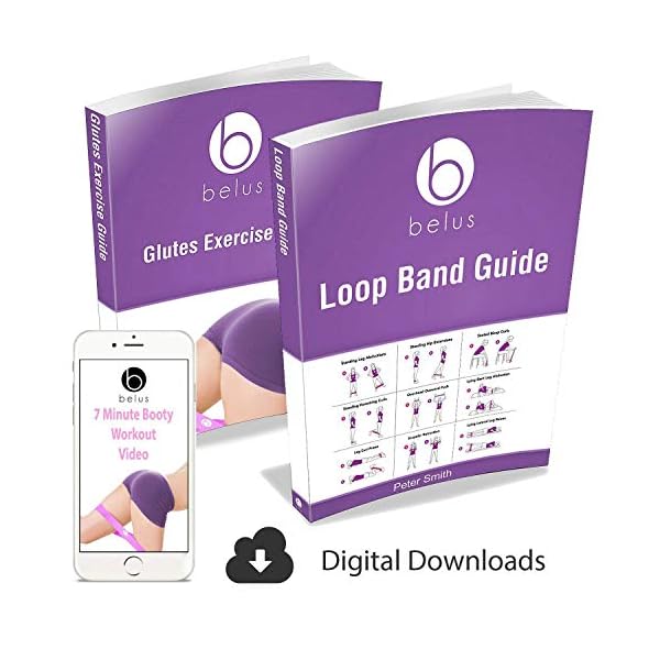 Belus Premium Resistance Bands Set for Women with Carry Bag. Female Fitness and Workout Equipment. 4 Resistance Band Set…