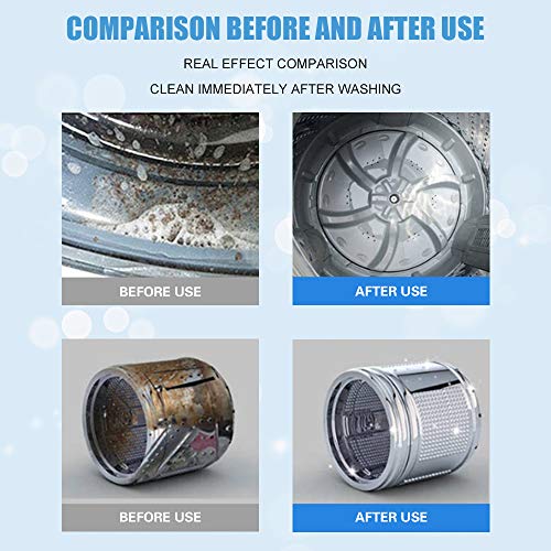 Solid Washing Machine Cleaner, Effervescent Tablet Washer Cleaner, Deep