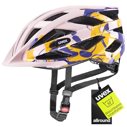 uvex air Wing - Leichter Allround-Helm für Damen und Herren - individuelle Größenanpassung - Powder-Liquids - 56-60 cm