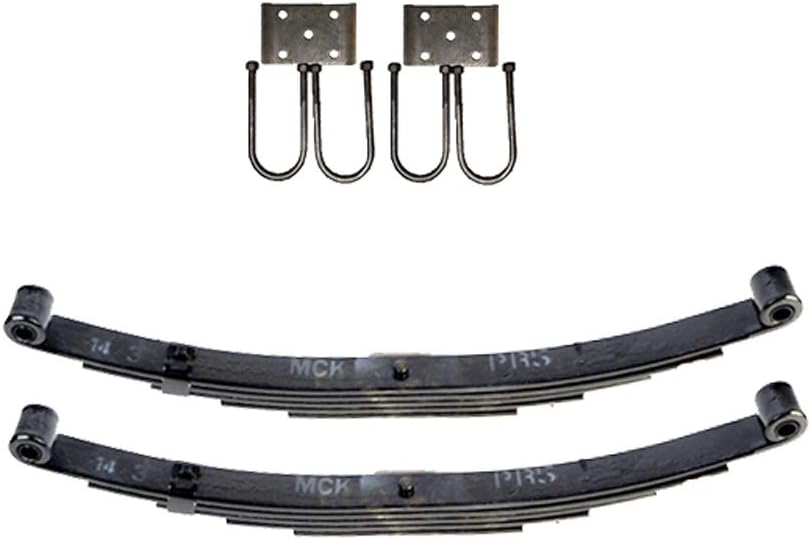 Trailer Double Eye Spring Suspension Kit for 3" Tube - 5200 lb Axles