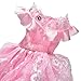 1 Pcs pink Dress Rapunzel Party Dress Costume Wedding Gown Dress For Dolls