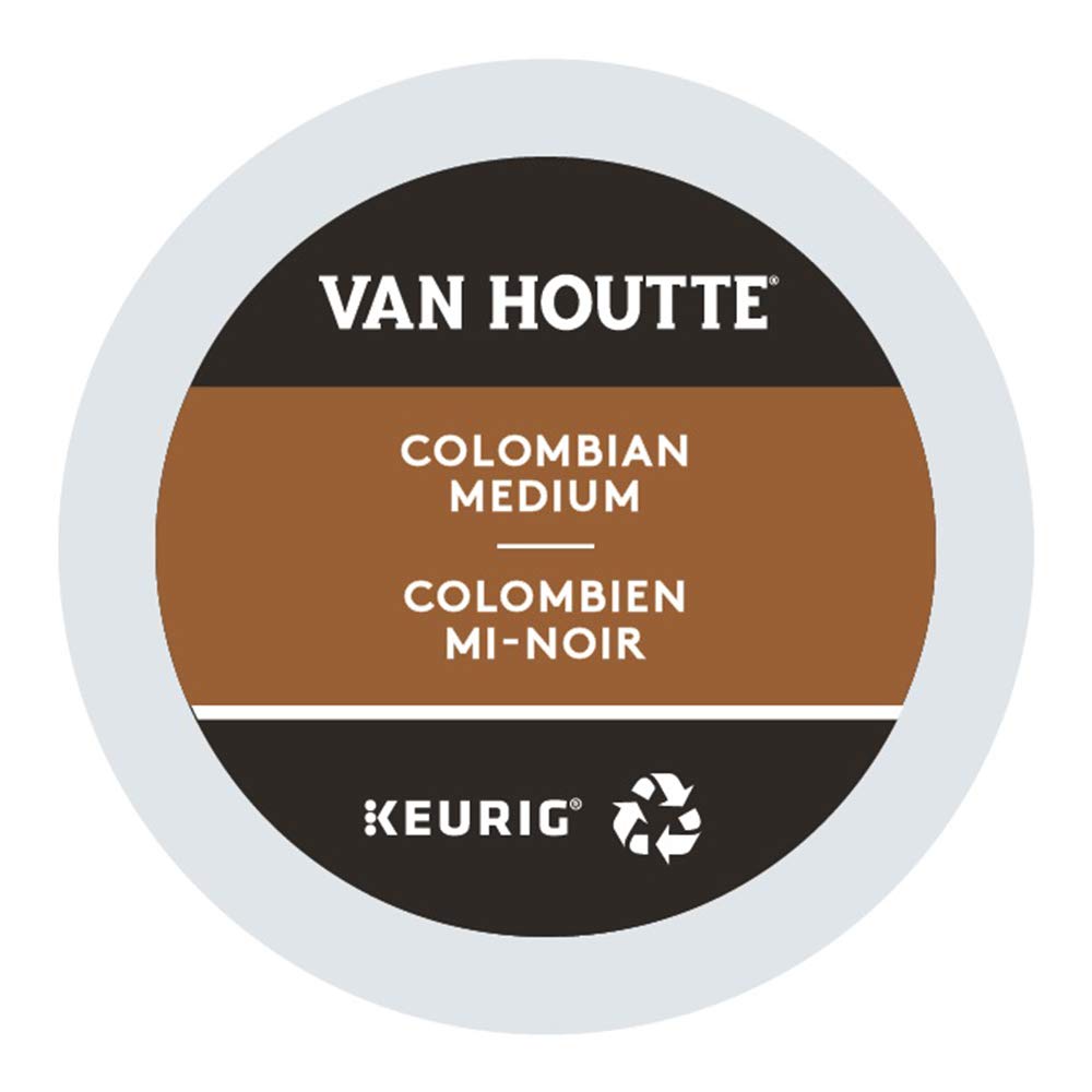 Van Houtte Medium Roast 100% Columbian Coffee, 12-Count K-Cups for Keurig Brewers (Pack of 3)