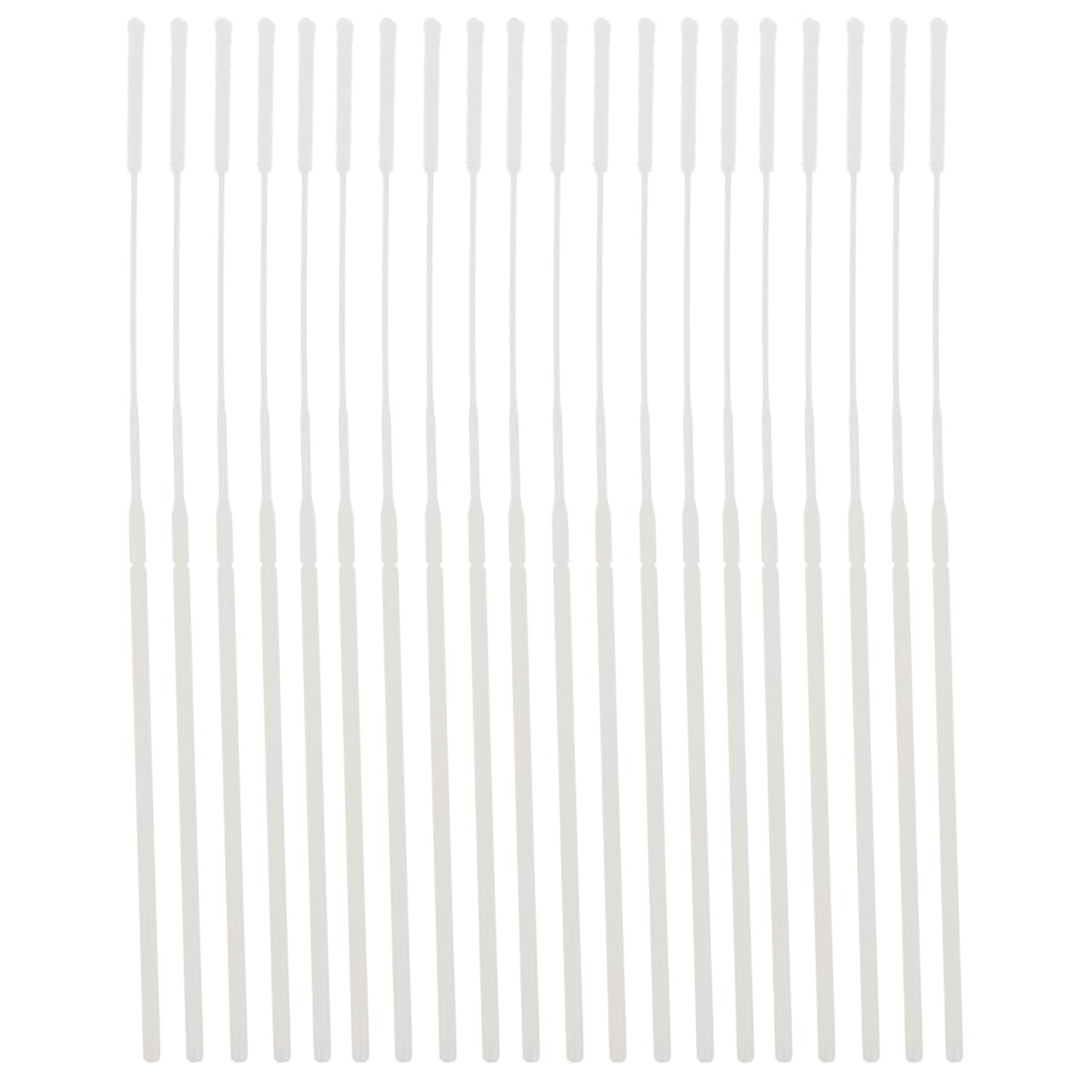 iplusmile 20Pcs Cleanroom Polyester Tip Cleaning Swabs with Flexible Paddle Disposable Throat Swabs Cotton Tip Applicator Polyester Tipped Sterile Applicators 5cm