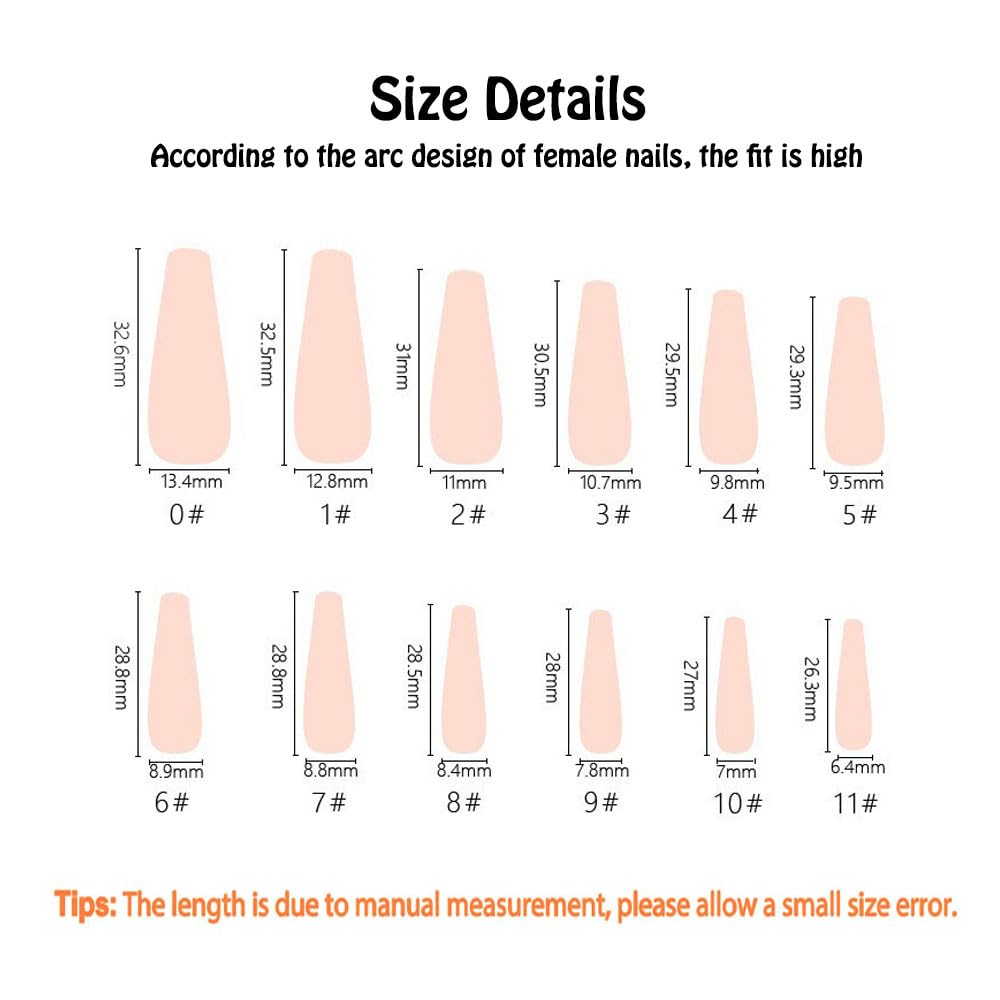 ANDGING French Tip Press on Nails Long Square White Fake Nails with Rhinestone Butterfly Flower Design Glue on Nails for Women Girls Acrylic False Nails with Glue Gel Stick on Nails for Birthday DH66 - Image 4