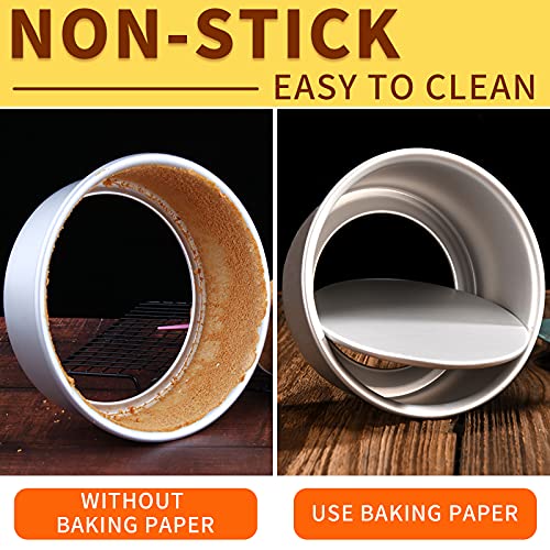 Nonstick Cake Pan Side Liner Parchment Paper Strips for Cake Pan