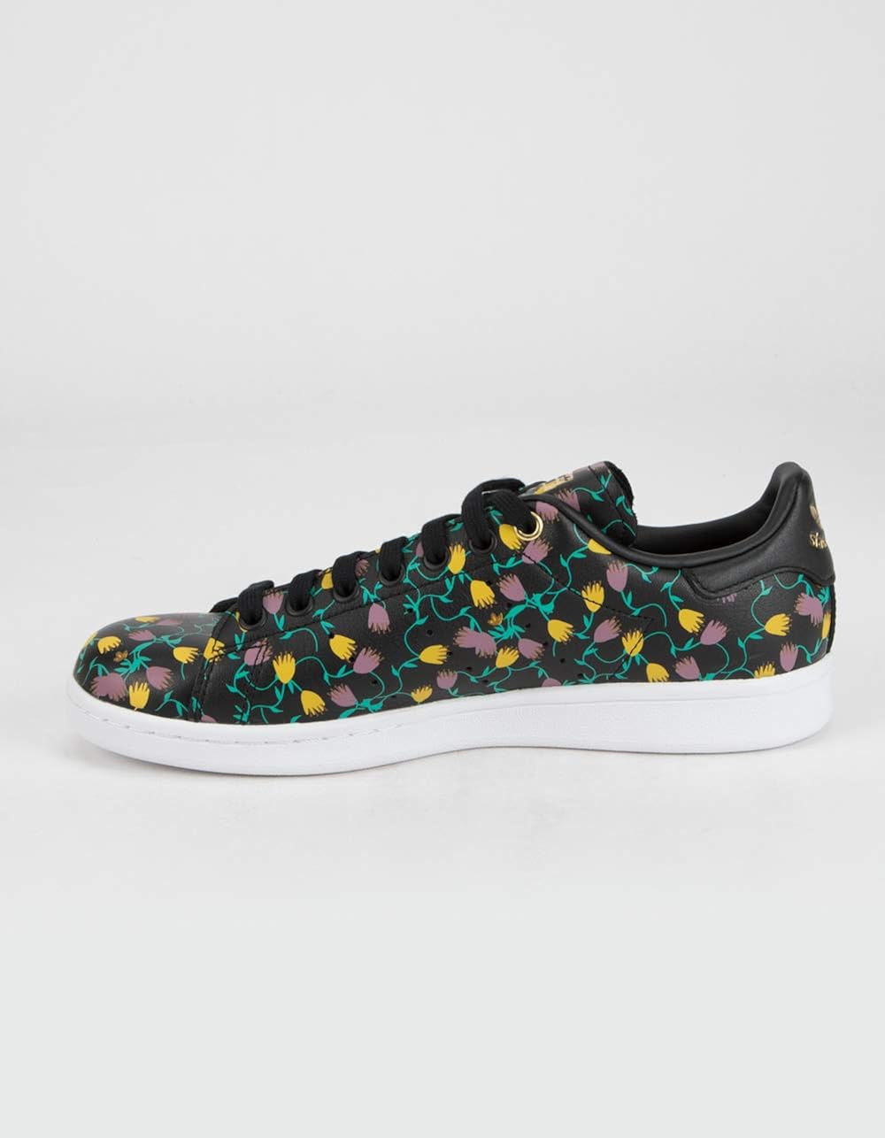 stan smith floral black