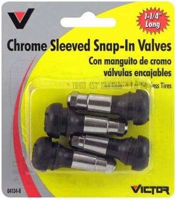 Hopkins Mfg/Bell Automotive 22-5-04134-8 1.25-Inch Chrome Tire Valve Sleeve - Quantity 1212