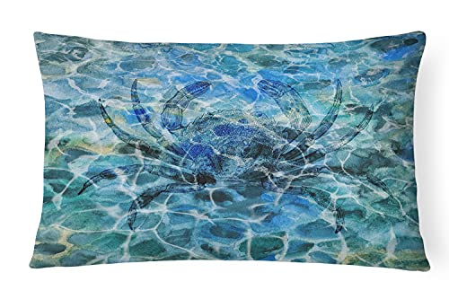Caroline's Treasures BB5358PW1216 Crab Under Water Canvas Fabric Decorative Pil…
