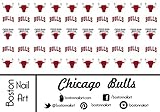 NBA - Chicago Bulls Waterslide Nail Decals - 50pc