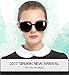 SIPLION Women's Fashion Retro Sunglasses For Women 100% Polarized UV Protection 7605 Black