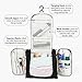 EILIKS Hanging Toiletry Bag Multifunction Cosmetic Bag Portable Cosmetic Travel Cases Waterproof Organizer Toiletry Kit for Girls Women Men (Black)