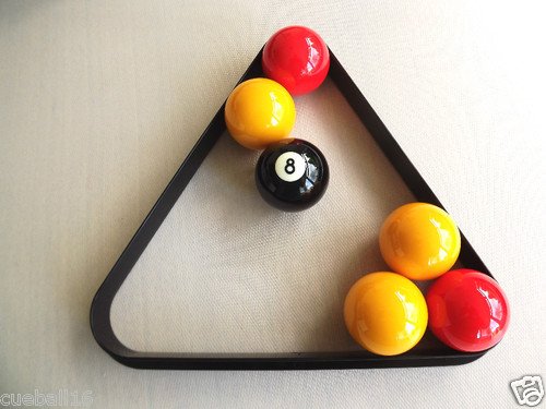Homegames Pub Pool Table Ball Triangle UK 2" Inch Billiard Size