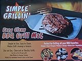 SIMPLE GRILLIN' BBQ GRILL MATS - Premium Quality - Set of 2 Barbecue Grilling Mats - Certified FDA -Great Christmas Gift Idea - Sized 13