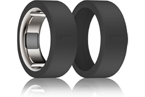BandSmith Silicone Ring Cover Compatible with Oura Ring Protector, Elastic Case for Oura Ring Gen 4/3 Working Out - Patent Protected (Black+Black, S for 678910)4.2 out of 5 stars 844$6.20
