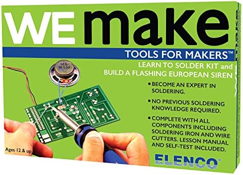 Amazon Com Elenco Amerikit Learn To Solder Kit Toys Games