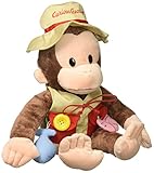 GUND Curious George Teach Me Fisherman Monkey Stuffed Animal Plush, 16