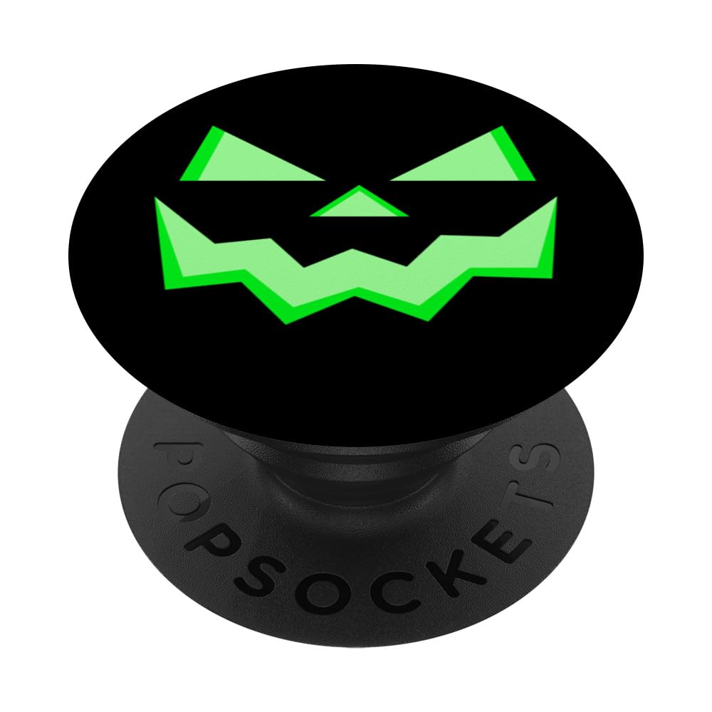 Green Toxic Waste Pumpkin Halloween PopSockets Swappable PopGrip