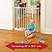 Toddleroo by North States 38.5” Wide Easy Close Baby Gate: Sturdy Safety gate with one Hand Operation, Pressure Mount, Fits 28-38.5” Wide, (29