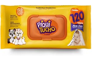 PIQUITUCHO Toalhinhas Umed Premium 1 Unidade Com 120 Lenços Umedecidos