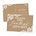 Hadley Designs - Thank You Postcards Stationery Set For Wedding Gifts, Bridesmaid, Bridal Shower, Engagement Party - (4 x 6) - 50 Set