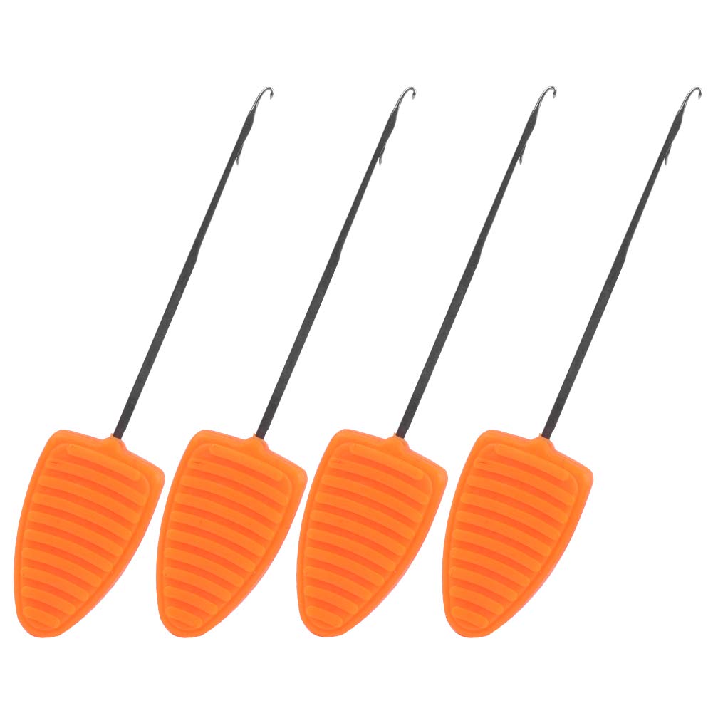 Pbzydu ABS+Stainless Steel 4PCS Mini Fishing Drill Needle, Carp Fishing Bait Needle, Sturdy and Wild Fishing for Fishing Tackle Shop