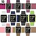 Lwsengme Compatible with Apple Watch Band (S/M M/L),Choose Color,Soft Rubber Replacement Sport Wristbands Compatible with Apple Watch Series 4/3/2/1(38mm/40mm-10 Pack-Small)