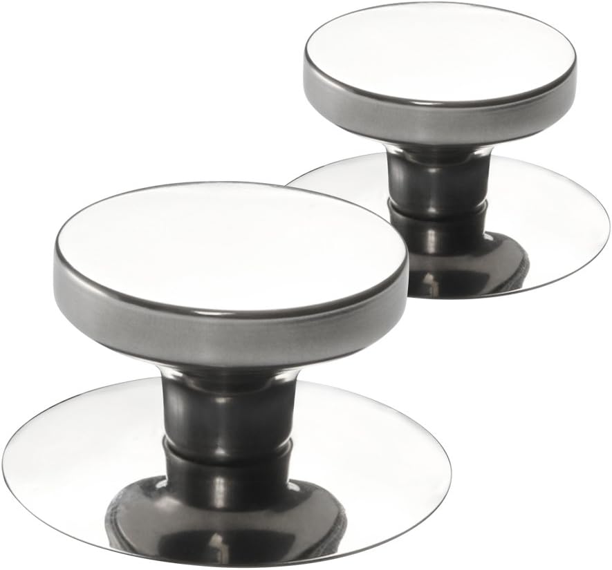2 Pack Pot Lid Handle Replacement, Heavy Duty 2.2 Inch Base