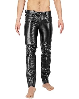 bockle leather jeans