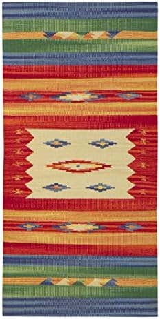 Jute & Co. Kilmi Cotton Carpet, Dim. 60 x 120 cm, Colour-Multicolour, 100%, One Size