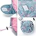 VOJUAN Casual Waterproof Women Toiletry Bags Folding Large Capacity Lazy Cosmetic Bags (Flamingo)