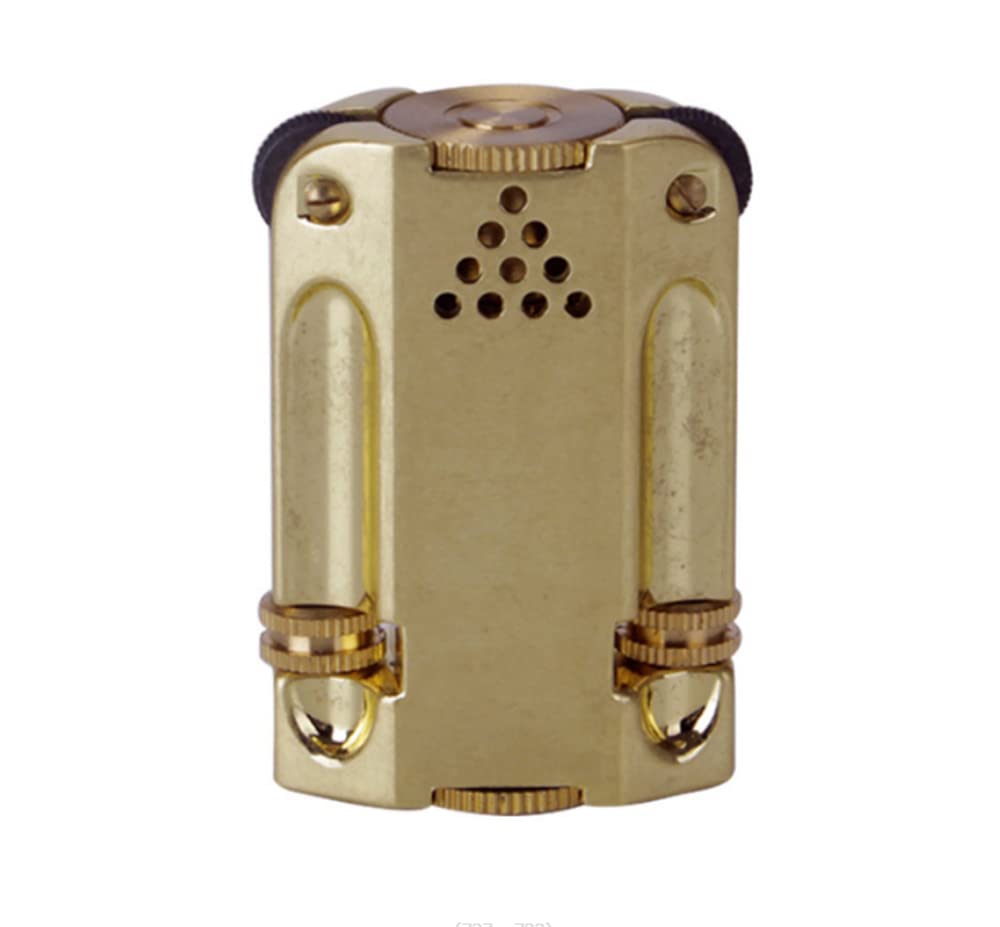 (Without kerosene) Kerosene Lighter Retro Flint Lighter Old Style Design for Men