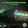 Razer Naga Pro - Modular Wireless Gaming Mouse with Interchangeable Side Panels (19 + 1 Programmable Buttons, Optical…