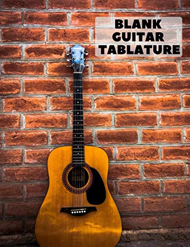 Blank Guitar Tablature: A 150 page blank guitar tab book