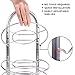 Lifewit Adjustable Pan Pot Organizer Rack for 8 9 10 11 12 inch Cookware, 5-Tier Cookware Holder for Cabinet Worktop Storage, 18/10 Stainless Steel