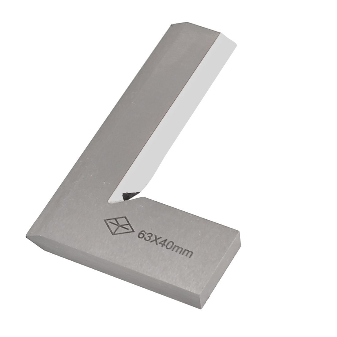 Uxcell Metal L Shaped 90 Degree Angle Try Square Ruler 63mm x 40mm Metric