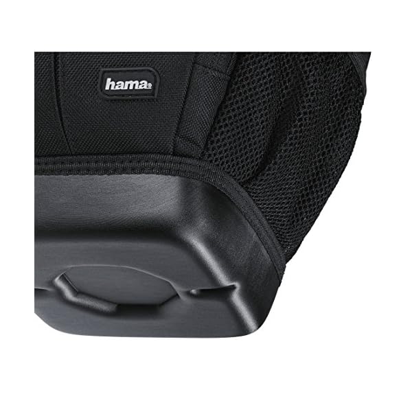 Hama Kameratasche Outdoor für DSLR Kamera mit Objektiv, wasserabweisender Hartschalenboden, stoßfest, gepolstert, Innenmaße 16 x 10 x 16 cm, Colttasche Ancona HC 110, schwarz – Bild 4