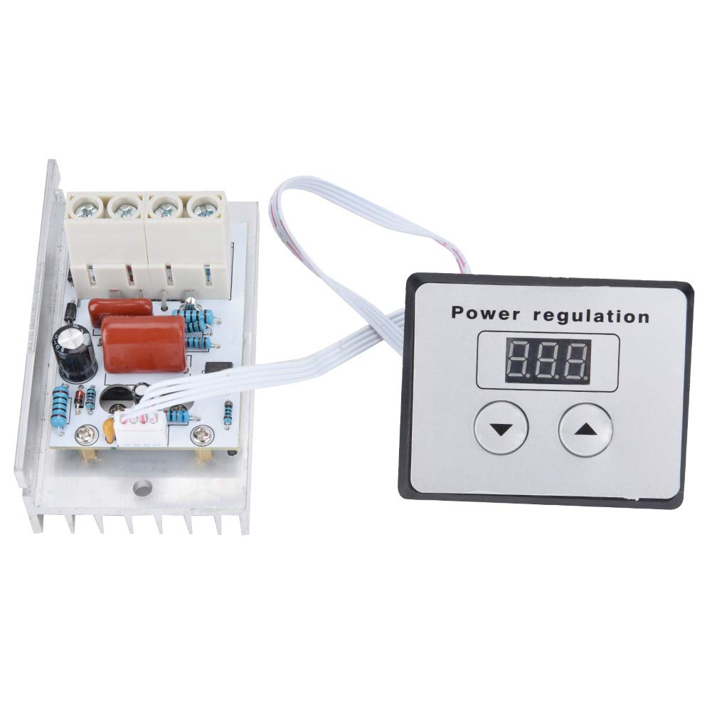 thumbnail image 2 of AC 110-230V 10000W SCR Motor Speed Controller - Volt Regulator Dimmer Thermostat, Aluminum Case 2 of 5
