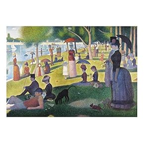 A Sunday Afternoon on The Island of La Grande Jatte by Georges Seurat - French Post-Impressionism - Pointillism - Peel and Stick Large Wall Mural, Removable Wallpaper - 66x96 inches