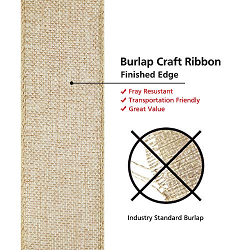 image for LINNIW LIINNIW 3 Rolls Christmas Wired Edge Ribbons, Black Red Plaid R